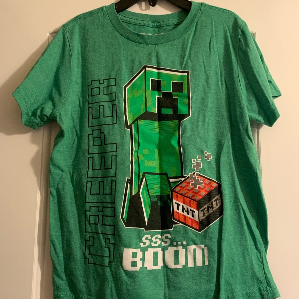 Boys Creeper Minecraft Tee